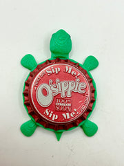 O’sippie Soda - Bottle Cap Magnet Turtle (Copy) Shell Shocked Art