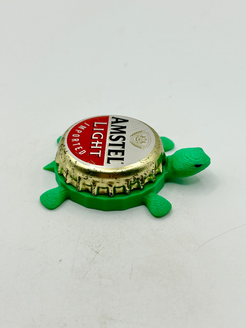 Amstel Light (Imported) - Bottle Cap Magnet Turtle (Copy) Shell Shocked Art