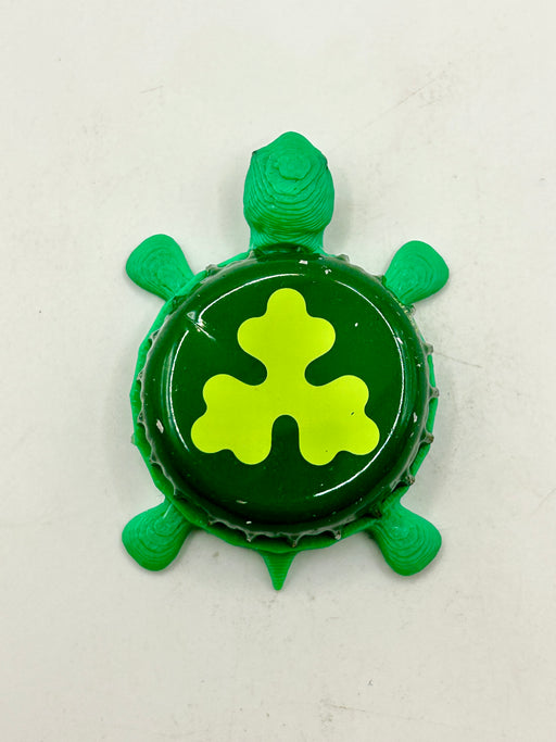 Carlsberg Logo (Light Green) - Bottle Cap Magnet Turtle Shell Shocked Art