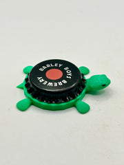 Barley Boys Brewing - Bottle Cap Magnet Turtle Shell Shocked Art
