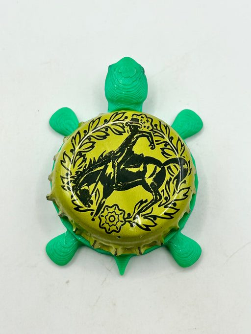 Buffalo Bitter (Belgium) - Bottle Cap Magnet Turtle (Copy) Shell Shocked Art
