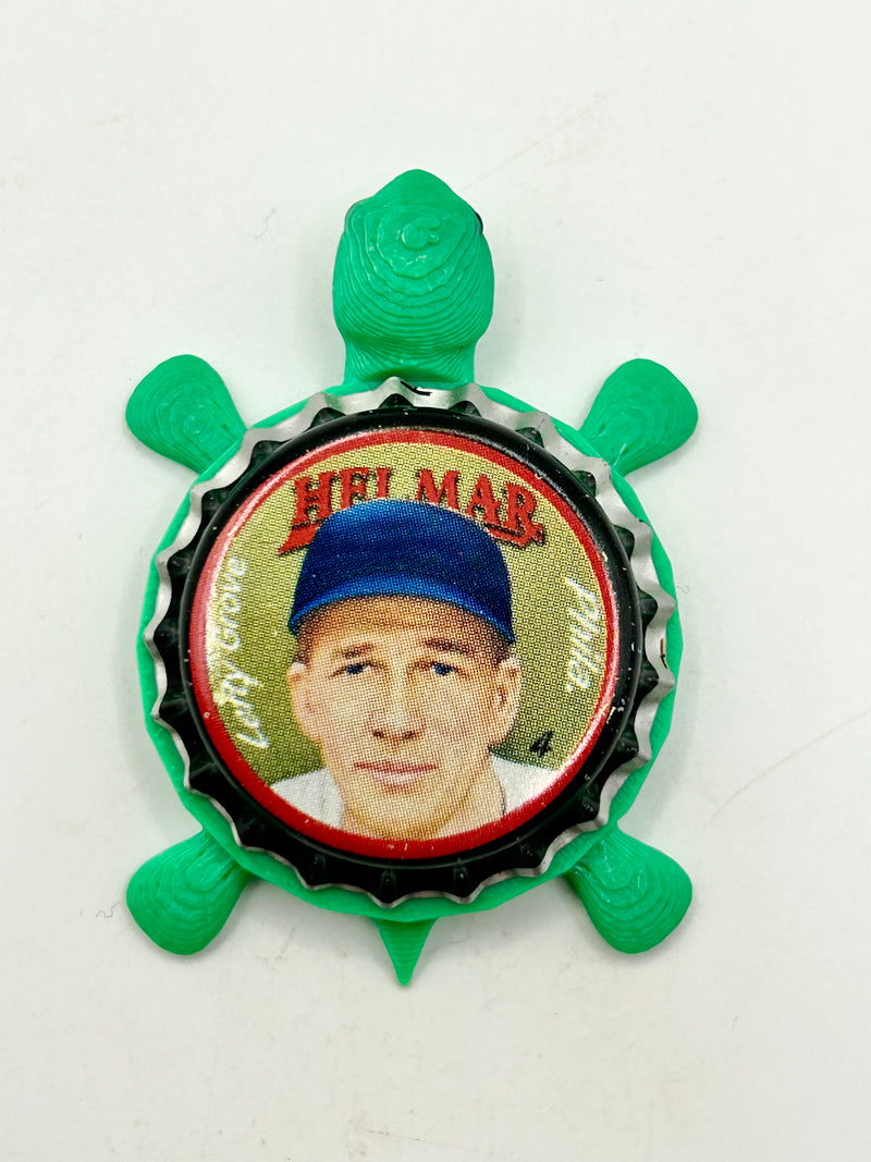 Lefty Grove, Helmar Brewing Big League Brew (#4) - Bottle Cap Magnet Turtle Shell Shocked Art