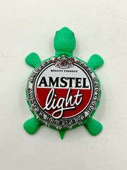 Amstel Beer - Bottle Cap Magnet Turtle (Copy) Shell Shocked Art