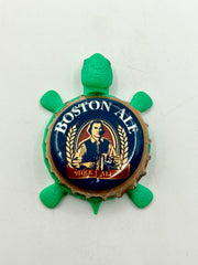 Samuel Adams Boston Lager (Vintage) - Bottle Cap Magnet Turtle (Copy) Shell Shocked Art