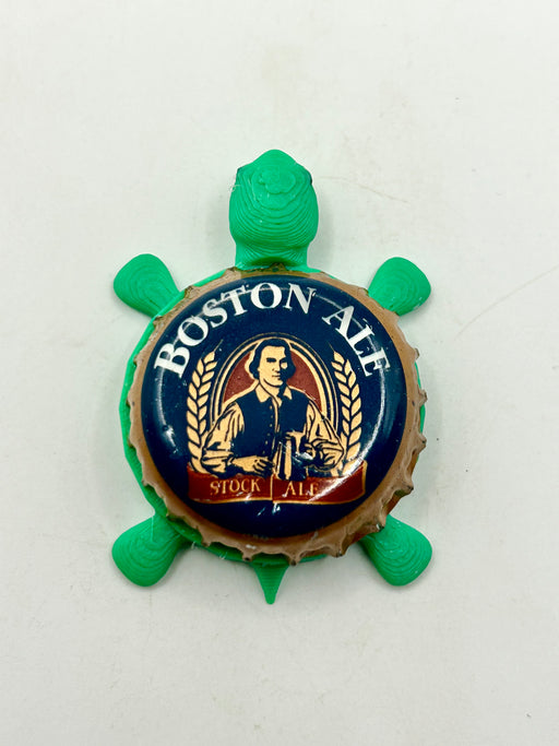 Samuel Adams Boston Lager (Vintage) - Bottle Cap Magnet Turtle (Copy) Shell Shocked Art