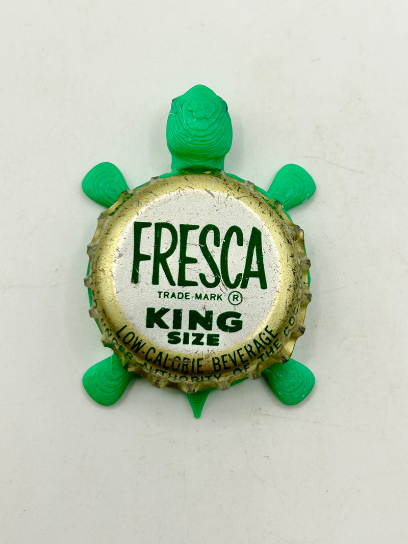 Fresca, King Size (Vintage) - Bottle Cap Magnet Turtle (Copy) Shell Shocked Art