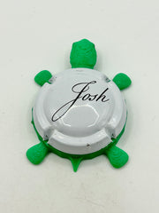 Josh Wine - Bottle Cap Magnet Turtle Shell Shocked Art