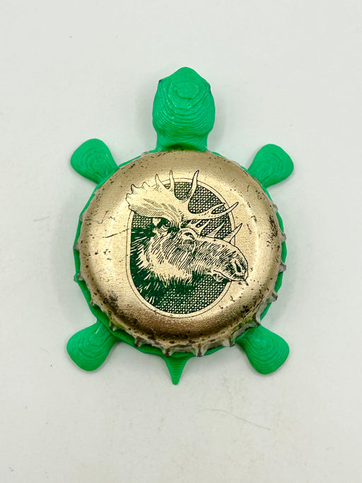 Moosehead Beer (Vintage, Moose Only) - Bottle Cap Magnet Turtle Shell Shocked Art