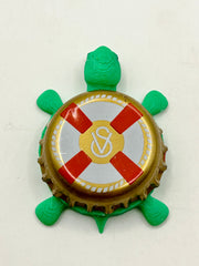 Salva Vida (Honduras) - Bottle Cap Magnet Turtle Shell Shocked Art