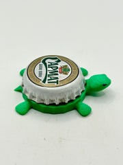 Capmat Beer (Ukraine) - Bottle Cap Magnet Turtle Shell Shocked Art