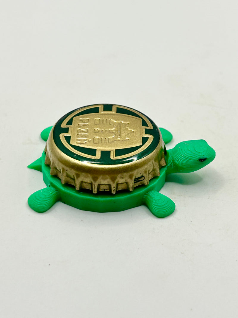 Plzensky Prazdroj (Gold Barrel) - Bottle Cap Magnet Turtle Shell Shocked Art
