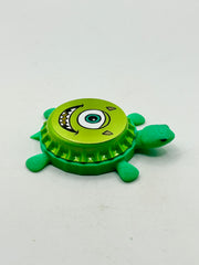 Monsters Inc Mike Wazowski - Bottle Cap Magnet Turtle Shell Shocked Art