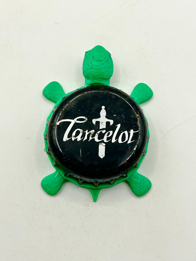 Lancelot Beer - Bottle Cap Magnet Turtle (Copy) Shell Shocked Art