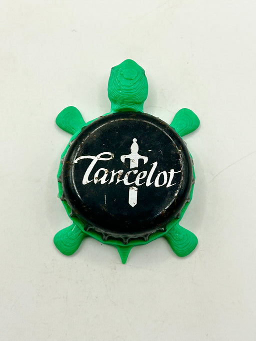 Lancelot Beer - Bottle Cap Magnet Turtle (Copy) Shell Shocked Art