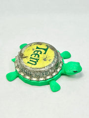 Teem (Vintage) - Bottle Cap Magnet Turtle Shell Shocked Art