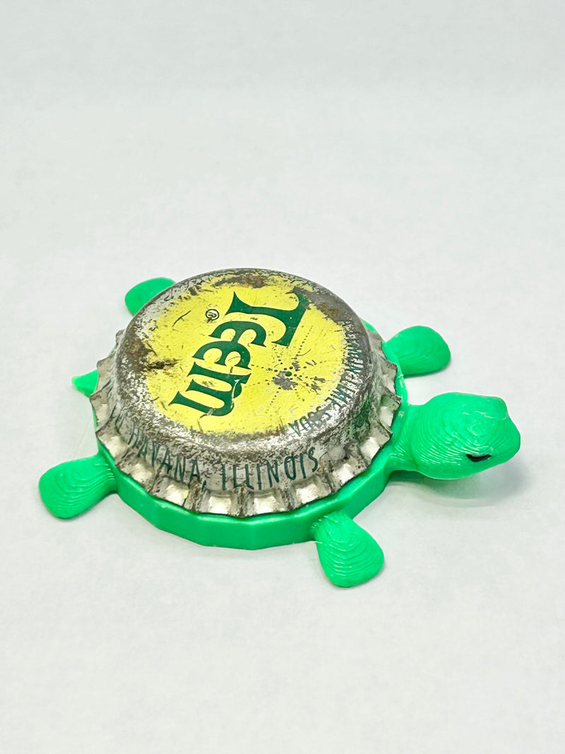 Teem (Vintage) - Bottle Cap Magnet Turtle Shell Shocked Art