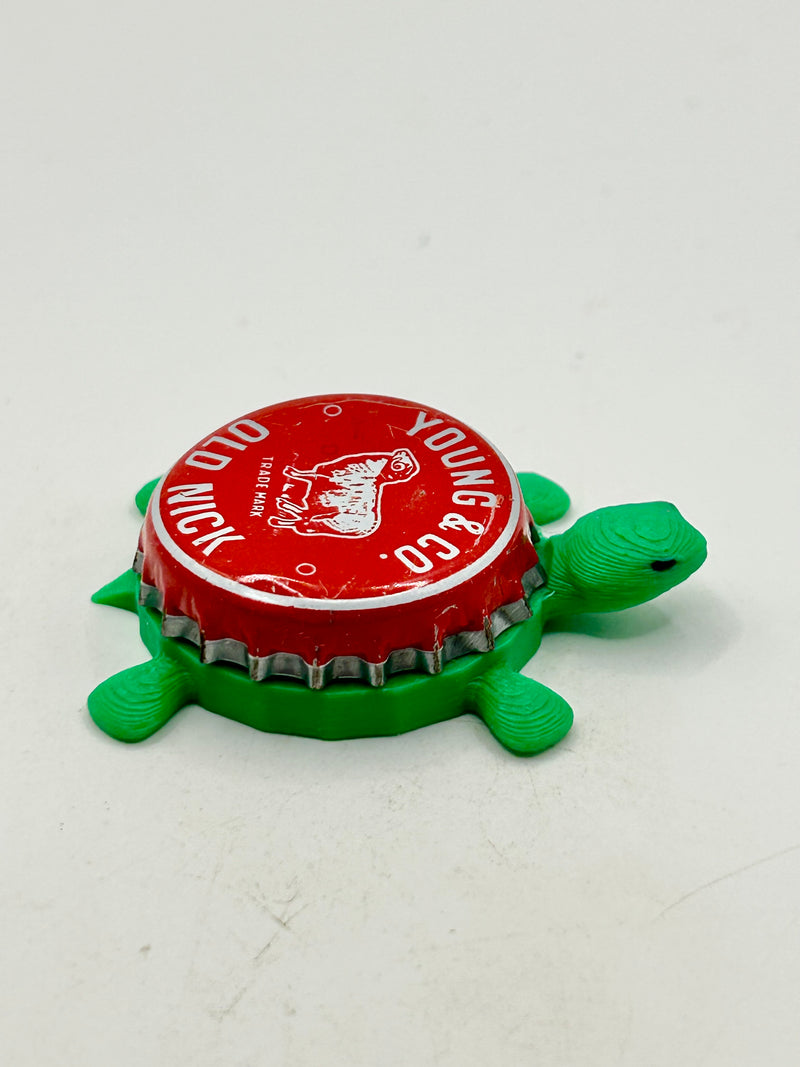 Young & Co - Old Nick - The Ram Brewery - Bottle Cap Magnet Turtle Shell Shocked Art