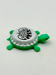 Bilbil Beer (Brazil) - Bottle Cap Magnet Turtle Shell Shocked Art
