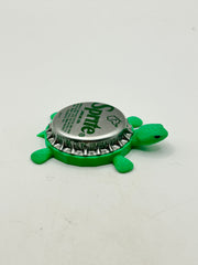 Sprite (Silver, WV - Vintage) - Bottle Cap Magnet Turtle (Copy) Shell Shocked Art