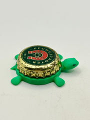 Pfungstader (Germany) - Bottle Cap Magnet Turtle Shell Shocked Art