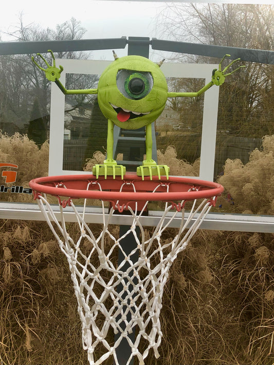 Mike Wazowski (Monsters, Inc) - Basketball Sculpture - Local Pickup Only Shell Shocked Art