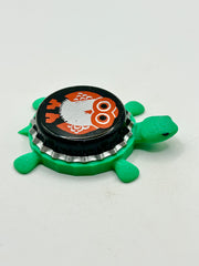 Hitachino Nest Beer - Bottle Cap Magnet Turtle Shell Shocked Art