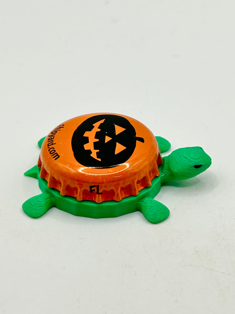 Shipyard Brewing (Pumpkin) - Bottle Cap Magnet Turtle Shell Shocked Art