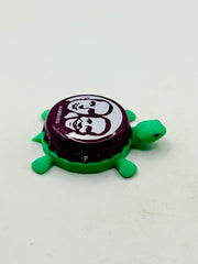 Fritz Cola (Hamburg, Purple) - Bottle Cap Magnet Turtle Shell Shocked Art