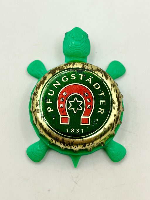 Pfungstader (Germany) - Bottle Cap Magnet Turtle Shell Shocked Art