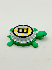 Boston Bruins - Bottle Cap Magnet Turtle Shell Shocked Art