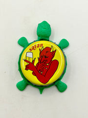 Satan Red Belgium (Brouwerij De Block) - Bottle Cap Magnet Turtle Shell Shocked Art