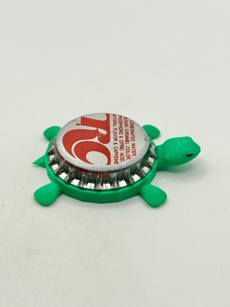 RC Cola (Vintage, Red) - Bottle Cap Magnet Turtle Shell Shocked Art