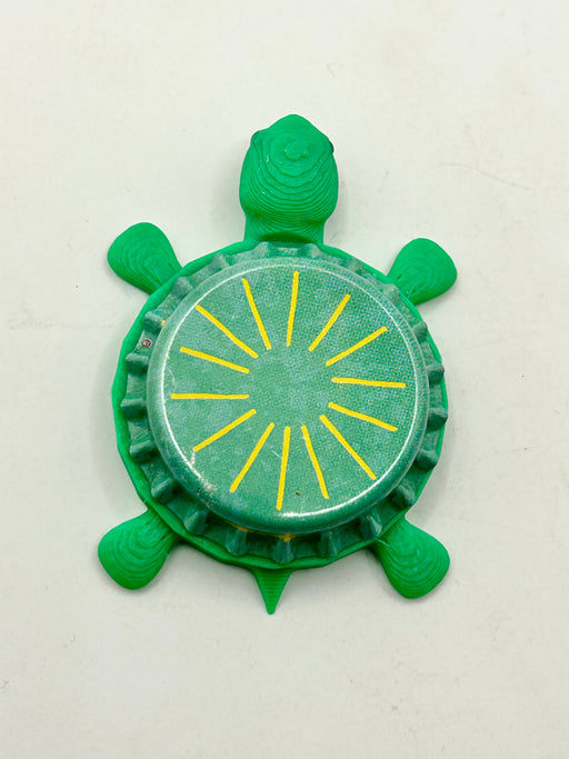 Berika Lemon - Bottle Cap Magnet Turtle Shell Shocked Art