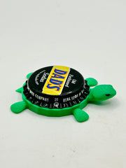 Dad’s Root Beer (Black) - Bottle Cap Magnet Turtle Shell Shocked Art