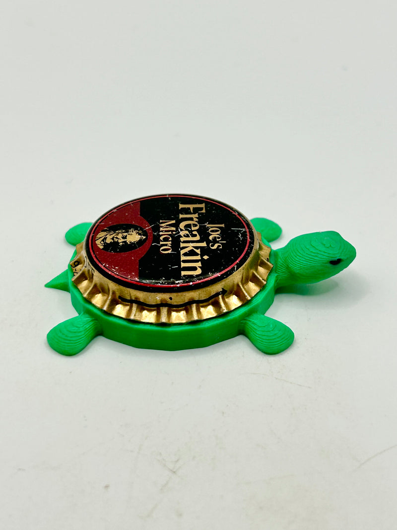 (Evansville Brewing) - Bottle Cap Magnet Turtle (Copy) Shell Shocked Art