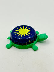 Green Flash Beer (Logo Only) - Bottle Cap Magnet Turtle Shell Shocked Art