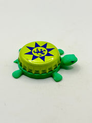 Gerolsteiner (Green) - Bottle Cap Magnet Turtle Shell Shocked Art