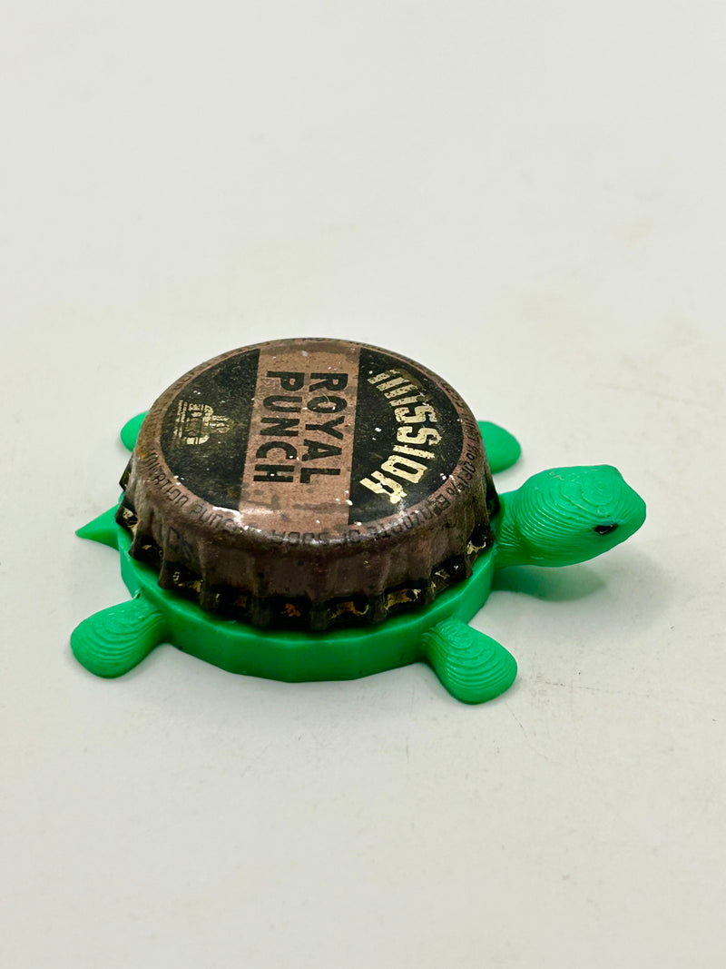 Mission Royal Punch (Vintage) - Bottle Cap Magnet Turtle Shell Shocked Art