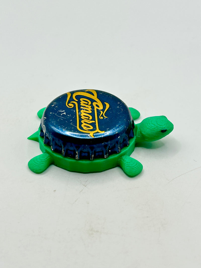 Camaro Cerveza (France) - Bottle Cap Magnet Turtle (Copy) Shell Shocked Art