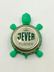 Jever Beer - Bottle Cap Magnet Turtle (Copy) Shell Shocked Art