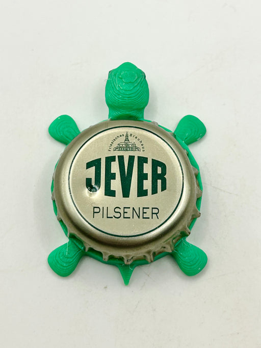 Jever Beer - Bottle Cap Magnet Turtle (Copy) Shell Shocked Art