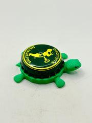 Malamatina Retsina - Bottle Cap Magnet Turtle Shell Shocked Art