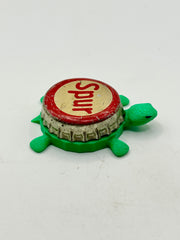 Spur Soda - Bottle Cap Magnet Turtle Shell Shocked Art