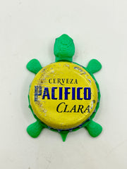 Pacifico Clara - Bottle Cap Magnet Turtle (Copy) Shell Shocked Art