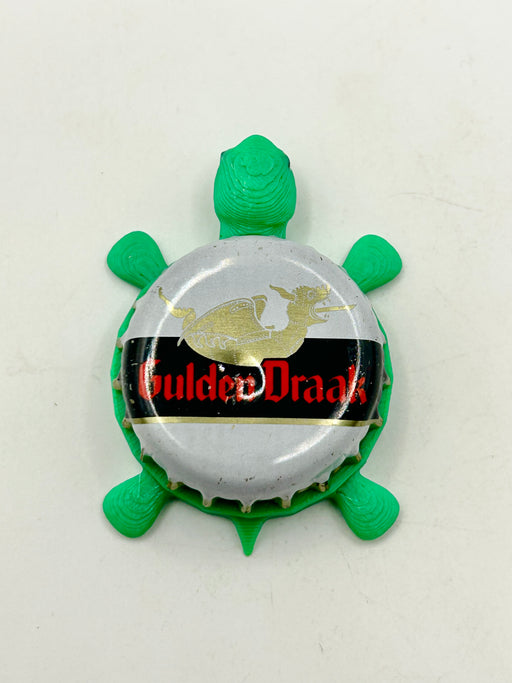 Gulden Draak Beer (Belgium) - Bottle Cap Magnet Turtle Shell Shocked Art