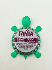 Fanta Grape (Vintage) - Bottle Cap Magnet Turtle Shell Shocked Art