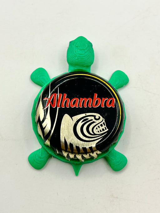 Alhambra (Spain) - Bottle Cap Magnet Turtle (Copy) Shell Shocked Art