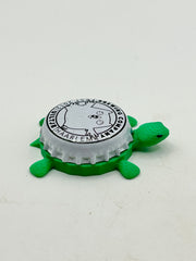 Uiltje Brewing - Bottle Cap Magnet Turtle Shell Shocked Art