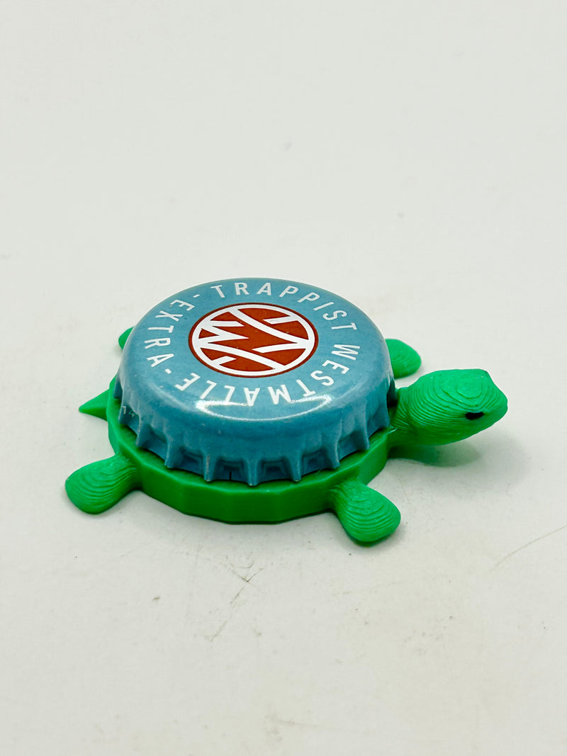 Trappist Westmalle Extra - Bottle Cap Magnet Turtle Shell Shocked Art