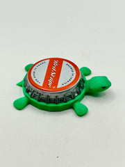 Red Stripe (75 Years) - Bottle Cap Magnet Turtle Shell Shocked Art